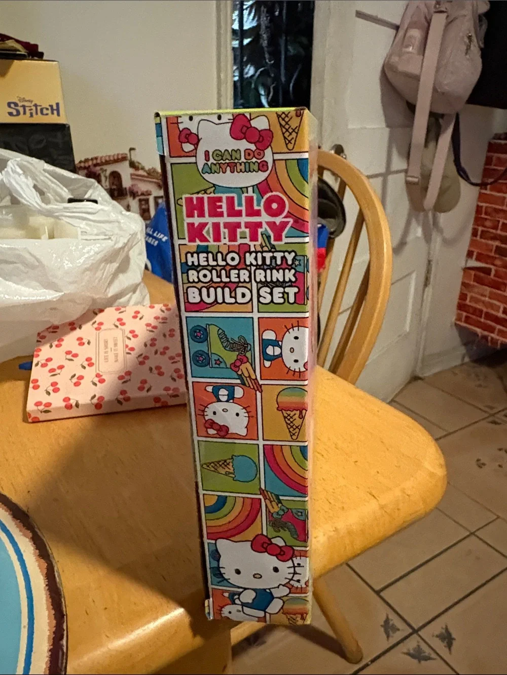 Hello Kitty Pink & Teal Roller Rink Build Set